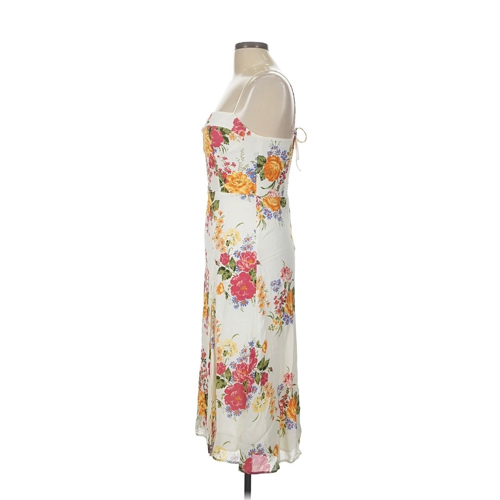 Reformation Juliette Midi Dress 8 10 12 Ivory Floral Wedding Guest Cottagecore - Picture 5 of 8